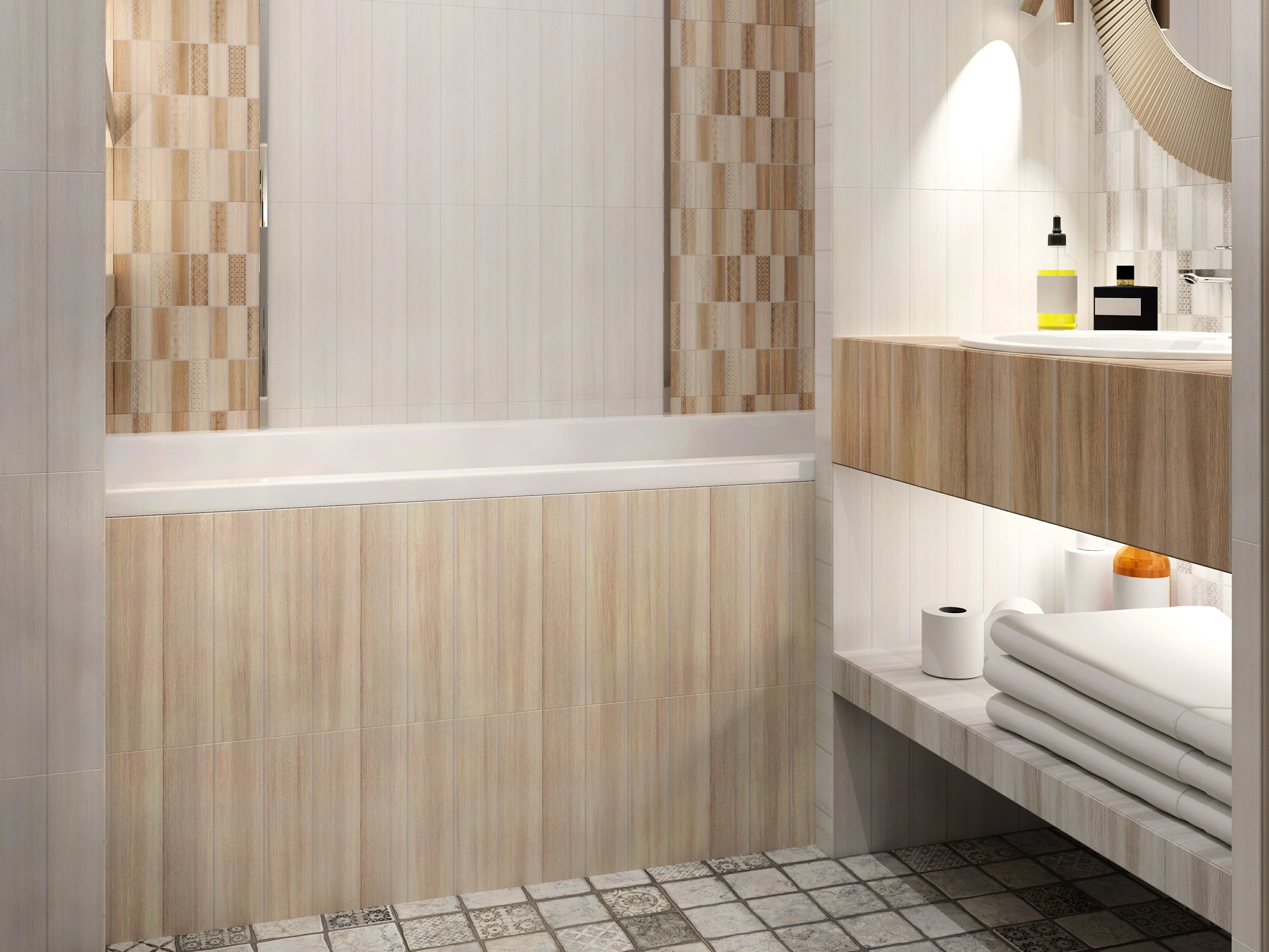 Нидвуд - Ванная, совмещенная с туалетом